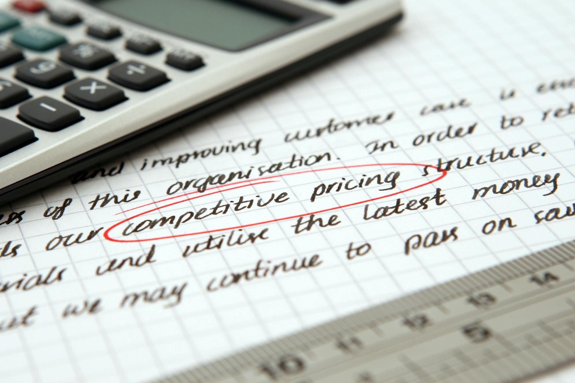 SaaS founder reviewing competitor pricing strategy
